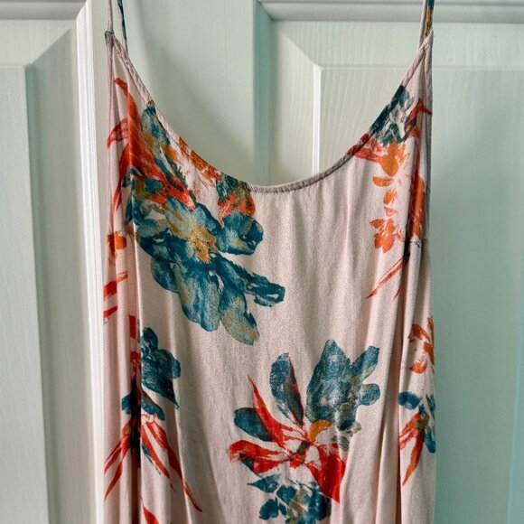 Free People Star Chasing Slip Maxi Dress – Hibiscus Combo – Women’s Medium - Picture 11 of 13